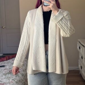 Elegant Cream Women's Sweater
